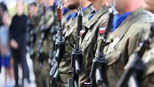 Les Polonais s'entraînent à la guerre