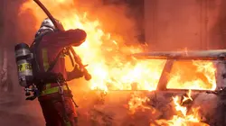 Les pompiers de la Sécurité civile