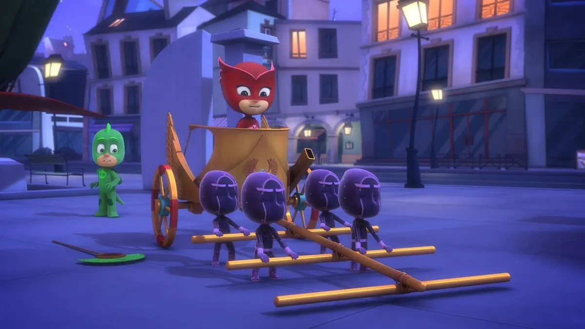 Les Pyjamasques S01E22 Bibou et les Bibou-zouaves / Gluglu rejette la faute