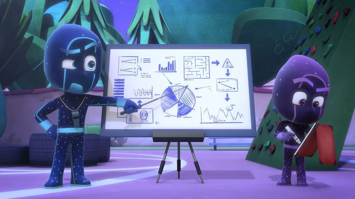 Les Pyjamasques S05E18 Les Pyjamasques et l'école de méchanceté / Les Pyjamasques et le chapeau de Ninjaka