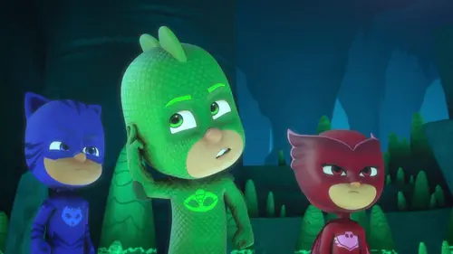 Les Pyjamasques S02E18 Gluglu et les algues fluorescentes / Bibou et le télescope