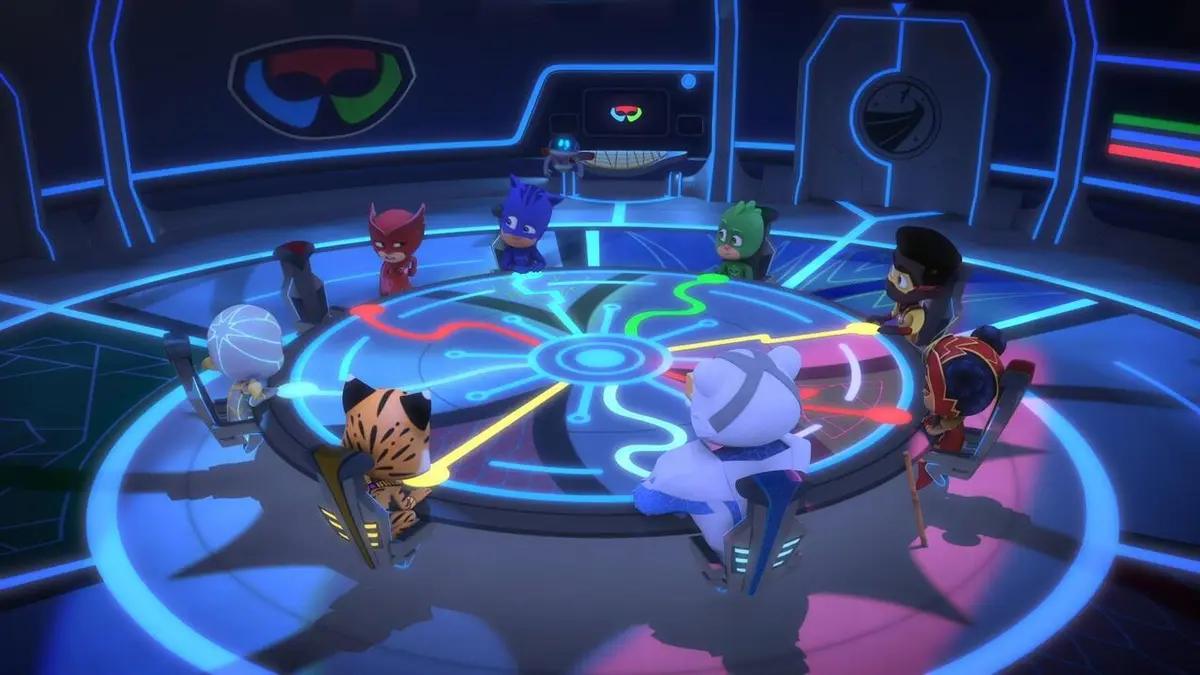 Les Pyjamasques, Power Heroes : Le cercle des héros S01E20 Les Farfeloups à Frigoria / Gluglu et la chasse au trésor des Farfeloups