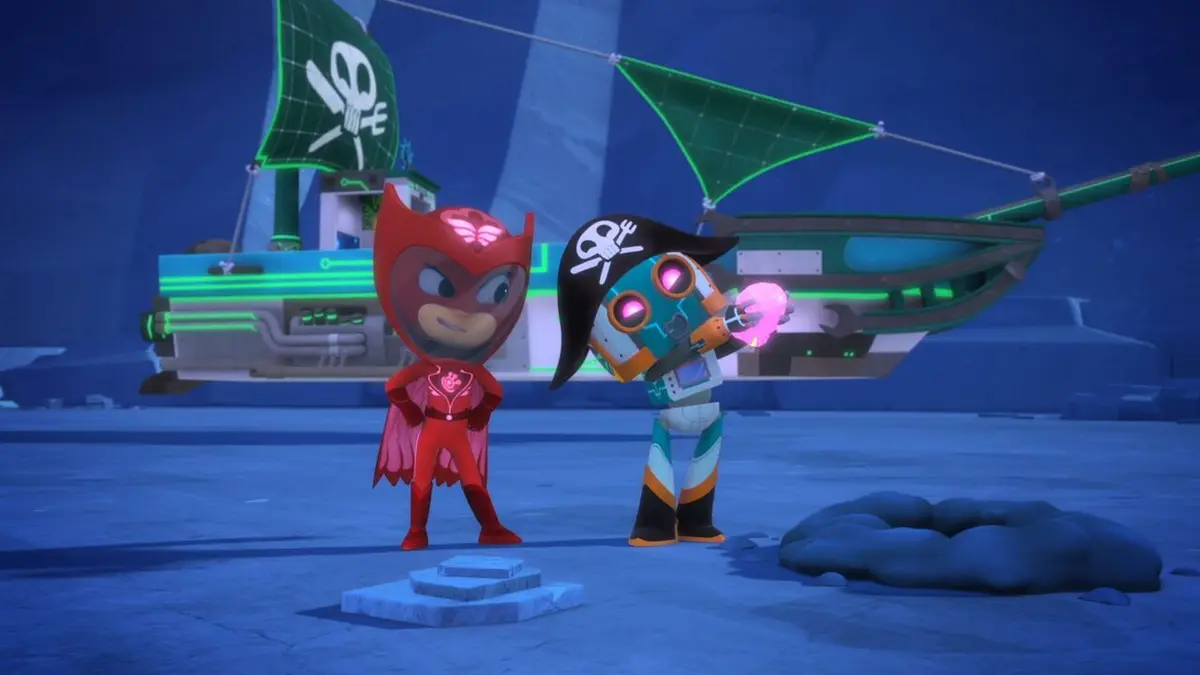 Les Pyjamasques, Power Heroes : Le cercle des héros S01E25 Yoyo et le chat ensorcelé / Piratoast et la légende de la pirate lunaire