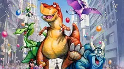 Visuel de Les quatre dinosaures et le cirque magique