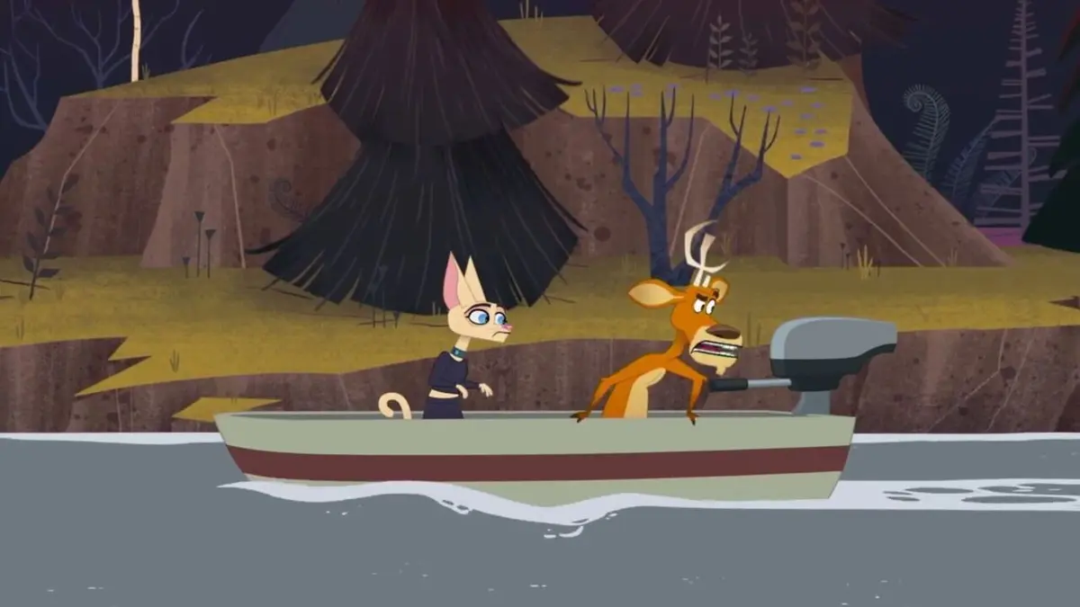 Les rebelles de la forêt, la série S01E46 La balade d'Elliot et de Cléo