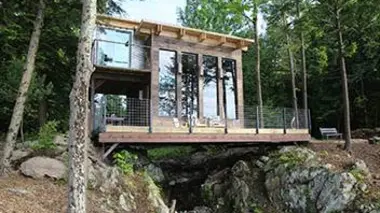 Une cascade dans ma cabane