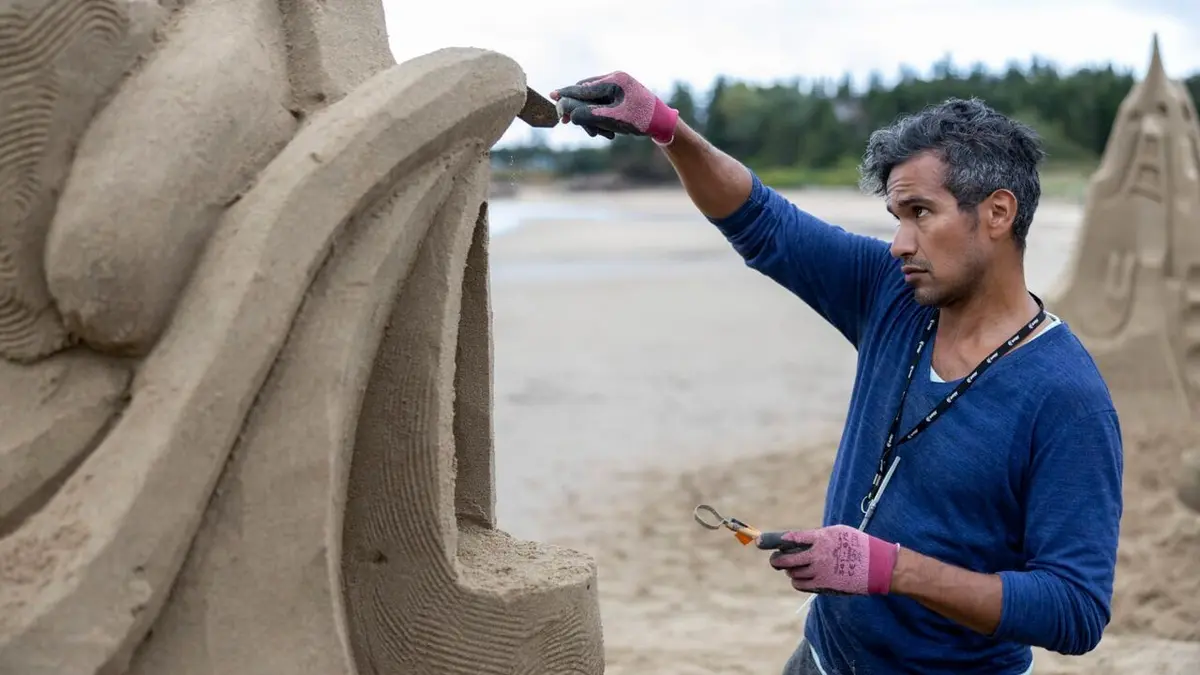 Les rois du château de sable Visages monumentaux