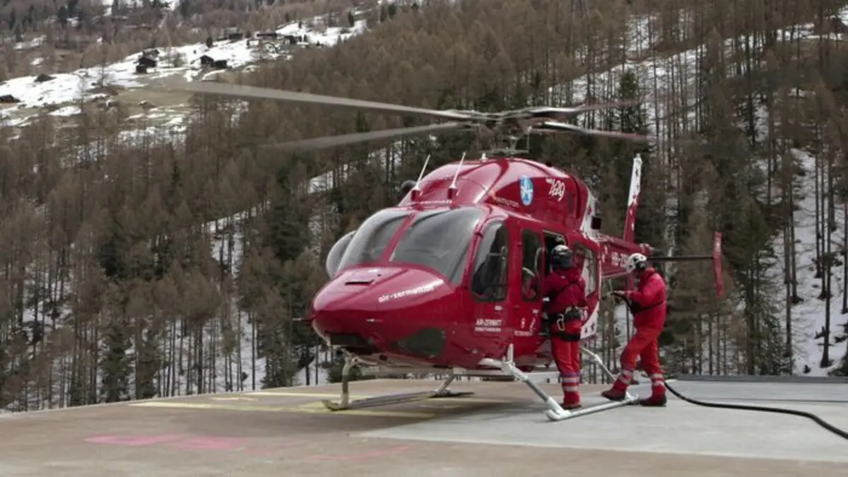 Les sauveteurs du Cervin La crevasse