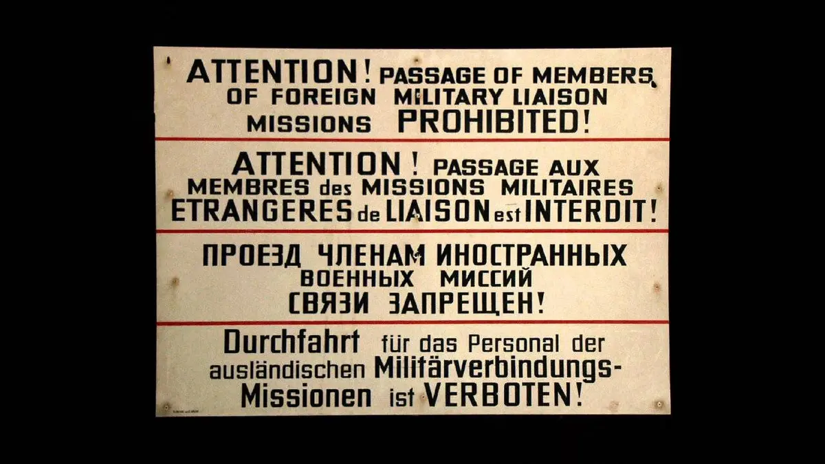 Les sentinelles de la guerre froide