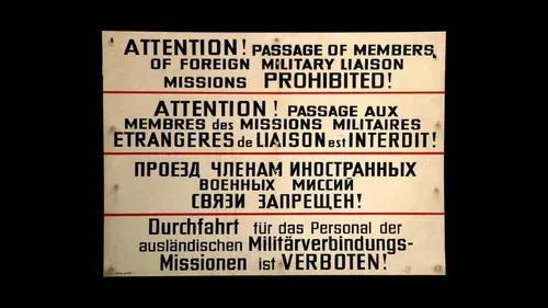 Les sentinelles de la guerre froide