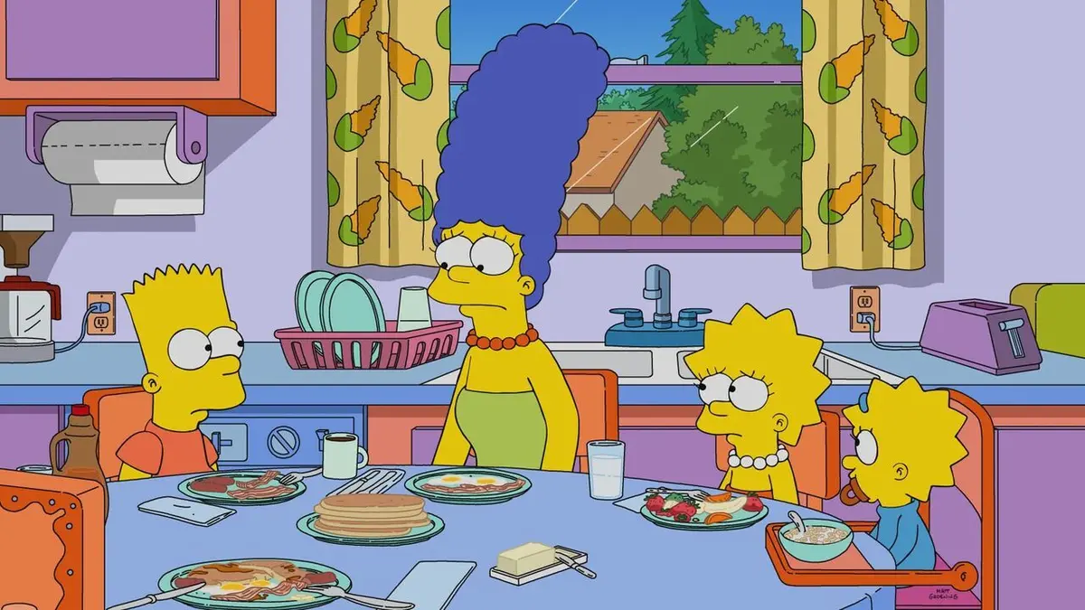 Les Simpson S32E15 Pizza et guitares électriques