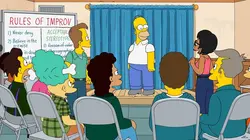 Les Simpson  S27E21 Simprovisé