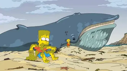 Les Simpson S21E19 Eolienne et cétacé
