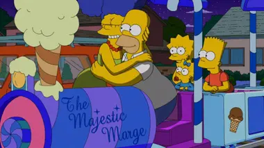 Les Simpson S24E22 Les Dangers du train
