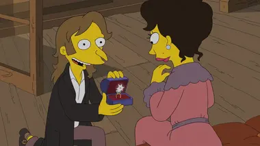Les Simpson S25E03 Quatre regrets et un enterrement