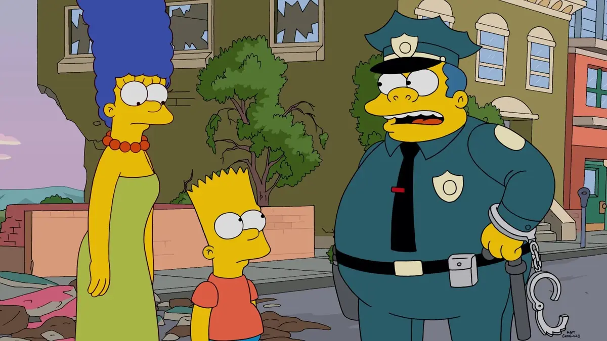 Visuel de Les Simpson S26E16 Police du ciel