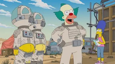 Les Simpson S30E14 Le clown reste sur la photo
