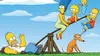 God / Dr. Hibbert / Ned Flanders / Lenny / Kent Brockman / Barry's Boss / Principal Skinner dans Les Simpson S16E19 Le jugement dernier (2005)