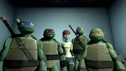 Les Tortues Ninja S02E08 Le Bon, la Brute et Casey Jones en streaming