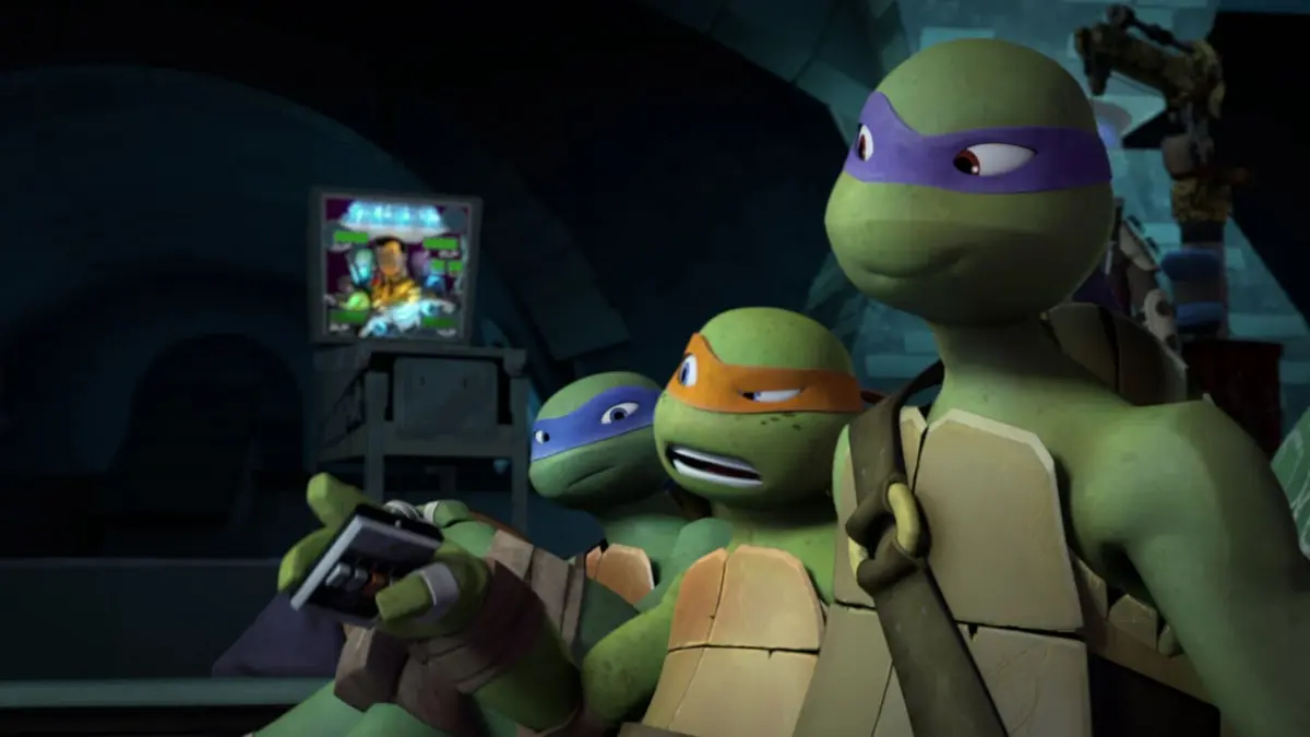 Les Tortues Ninja S03E24 Un dinosaure dans les égouts