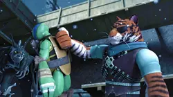 Les Tortues Ninja S02E26 L'invasion