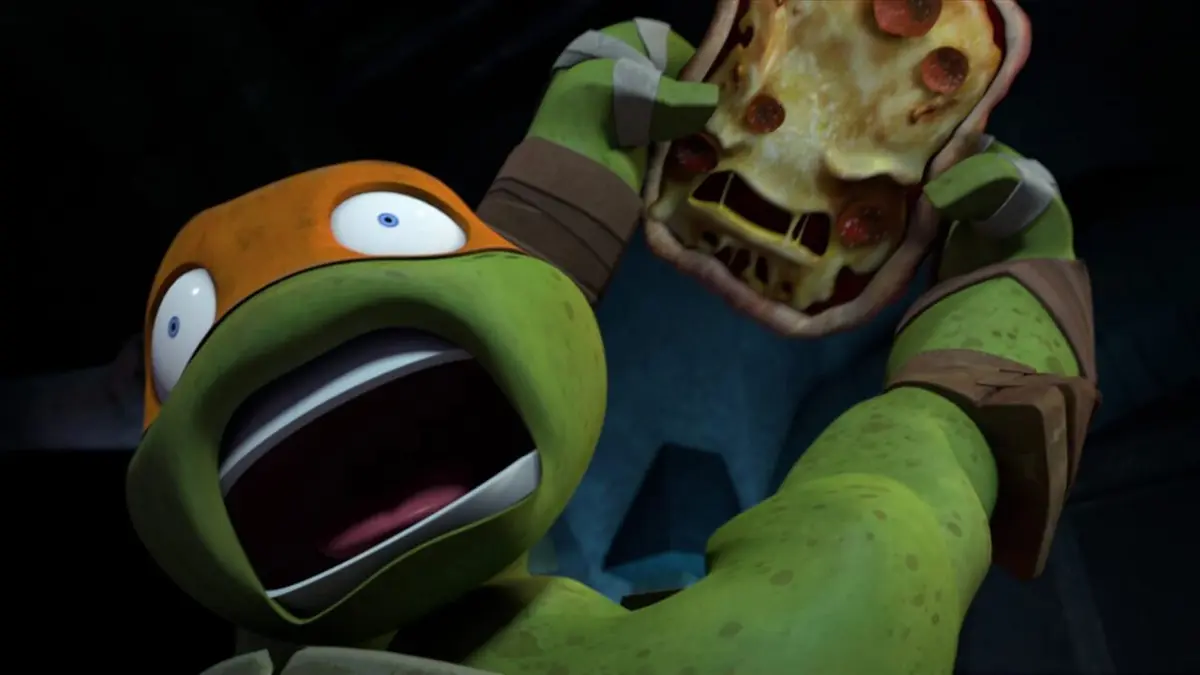 Les Tortues Ninja S02E18 Tête de pizza
