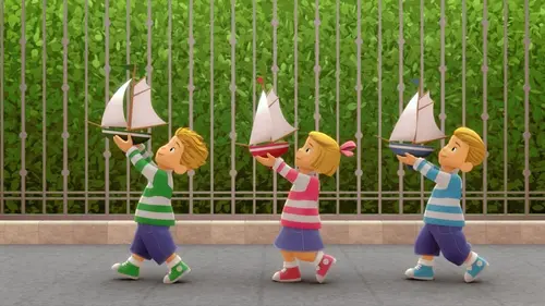 Les triplés S01E27 Le bateau télécommandé