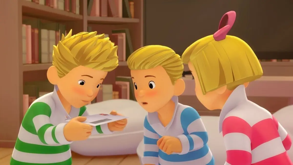 Les triplés S01E28 La collection de timbres