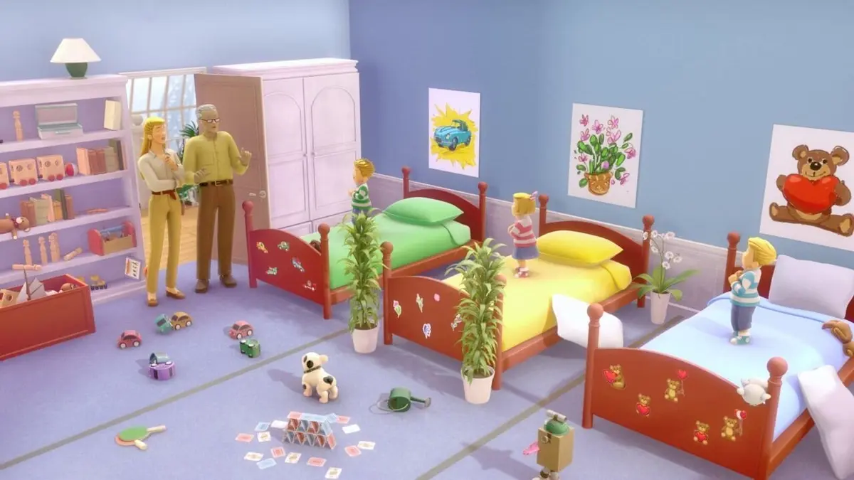 Les triplés S01E49 Chacun sa chambre