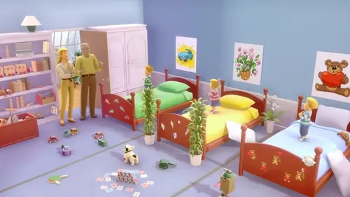 Les triplés S01E49 Chacun sa chambre