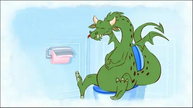 Le dragon des toilettes