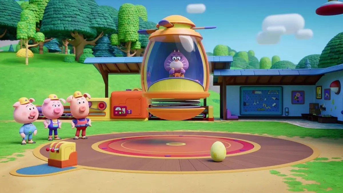 Les trois Bricochons S01E03 L'oeuf-mobile