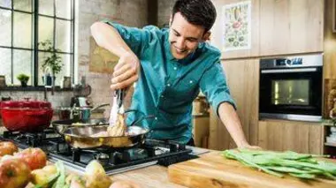 Risotto inspiré au carbonara