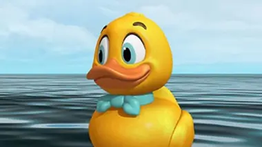 Lucky : un canard à la mer