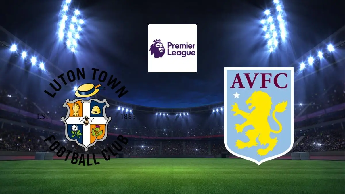 Luton Town / Aston Villa Football Premier League 2023/2024