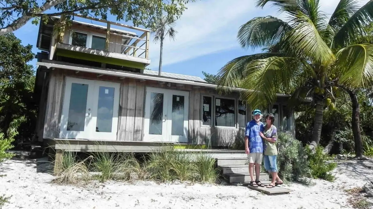 Ma maison sur la plage Île solitaire