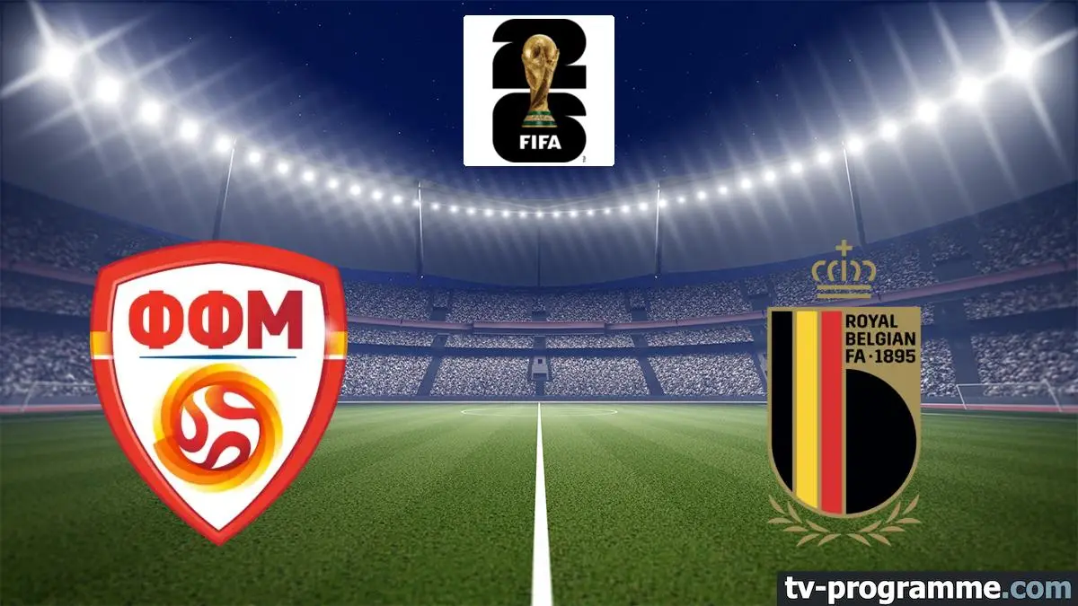 Macédoine du Nord / Belgique Football Eliminatoires de la Coupe du Monde 2025-2026