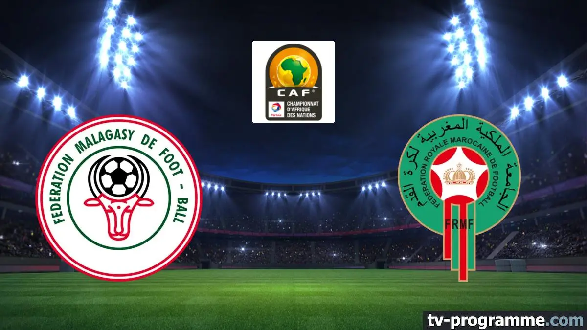 Madagascar / Maroc Football Championnat d'Afrique des Nations 2025