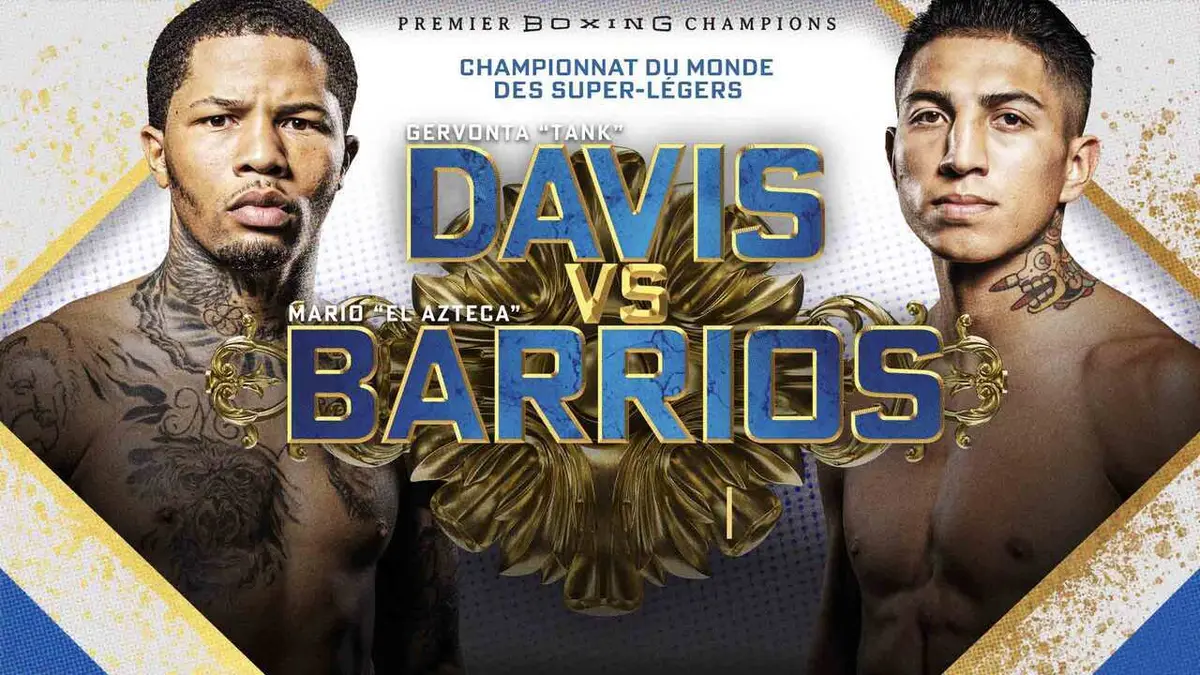 Mario Barrios / Gervonta Davis Boxe Championnat du monde 2021