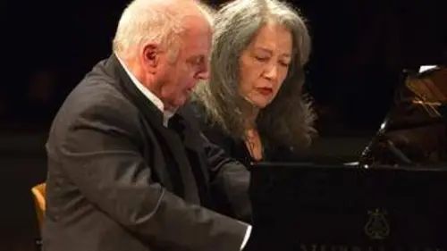 Martha Argerich et Daniel Barenboim
