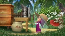 Masha et Michka S05E05 La récolte du miel