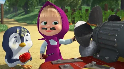 Masha et Michka S05E03 Y'a quoi a l'intérieur ?