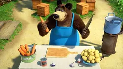 Masha et Michka S06E03 Course poursuite !