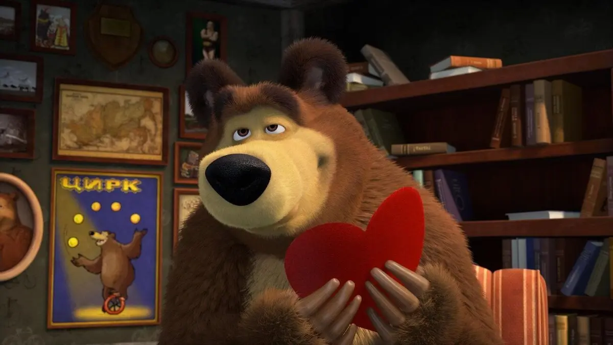 Masha et Michka S05E15 Pour l'amour de l'art