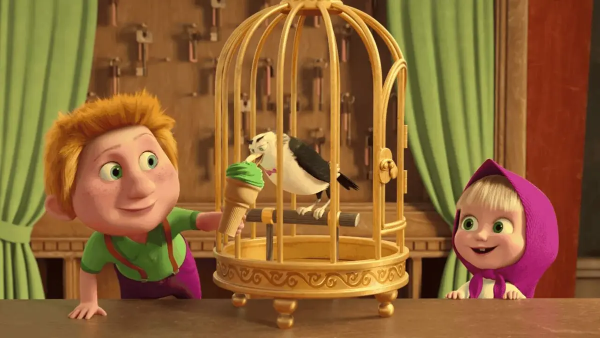 Masha et Michka S08E15 Chante, petit oiseau