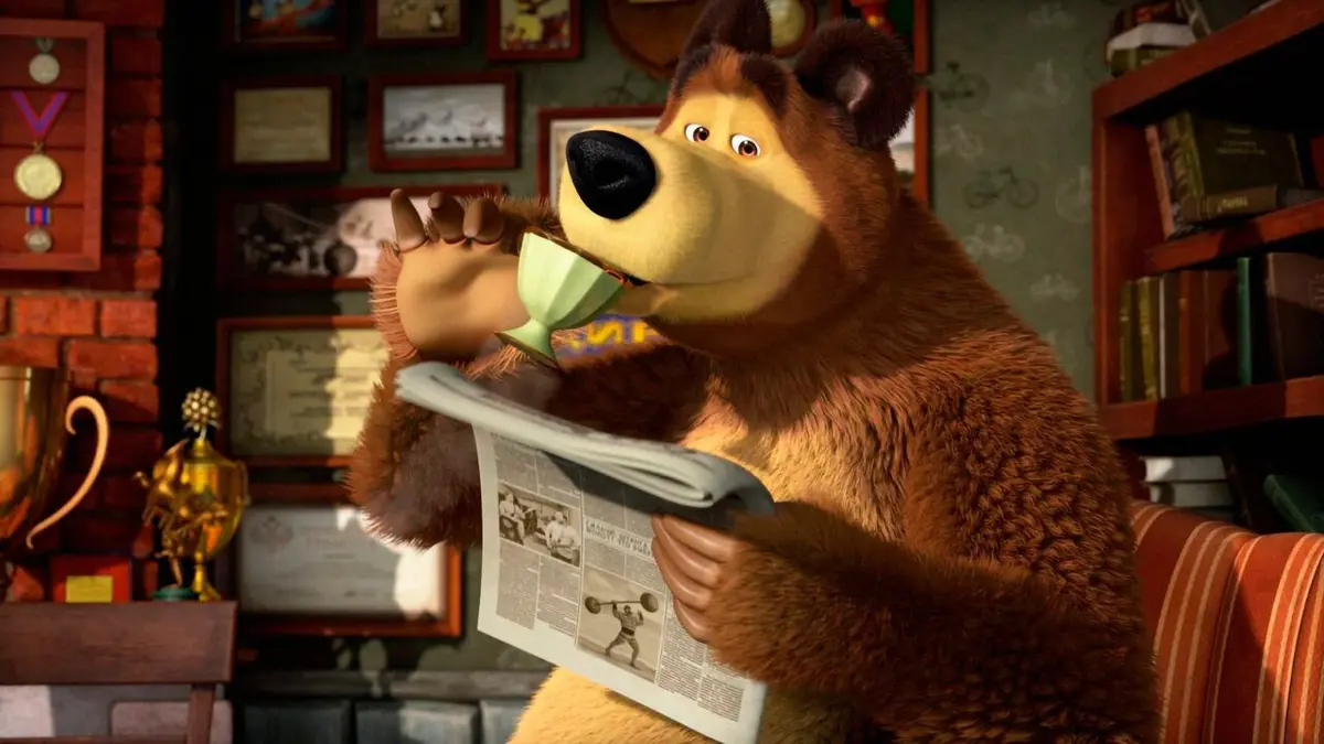 Masha et Michka S05E23 Le petit monstre