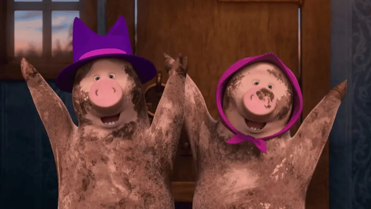 Masha et Michka S08E12 Copains comme cochons