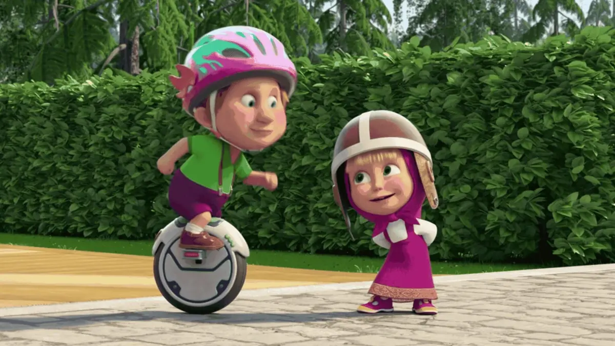 Masha et Michka S08E11 La roue de l'amitié