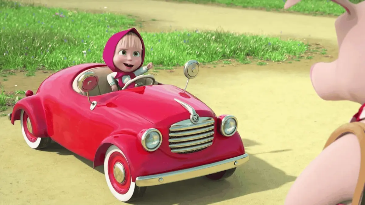Masha et Michka S08E01 La voiture de Masha