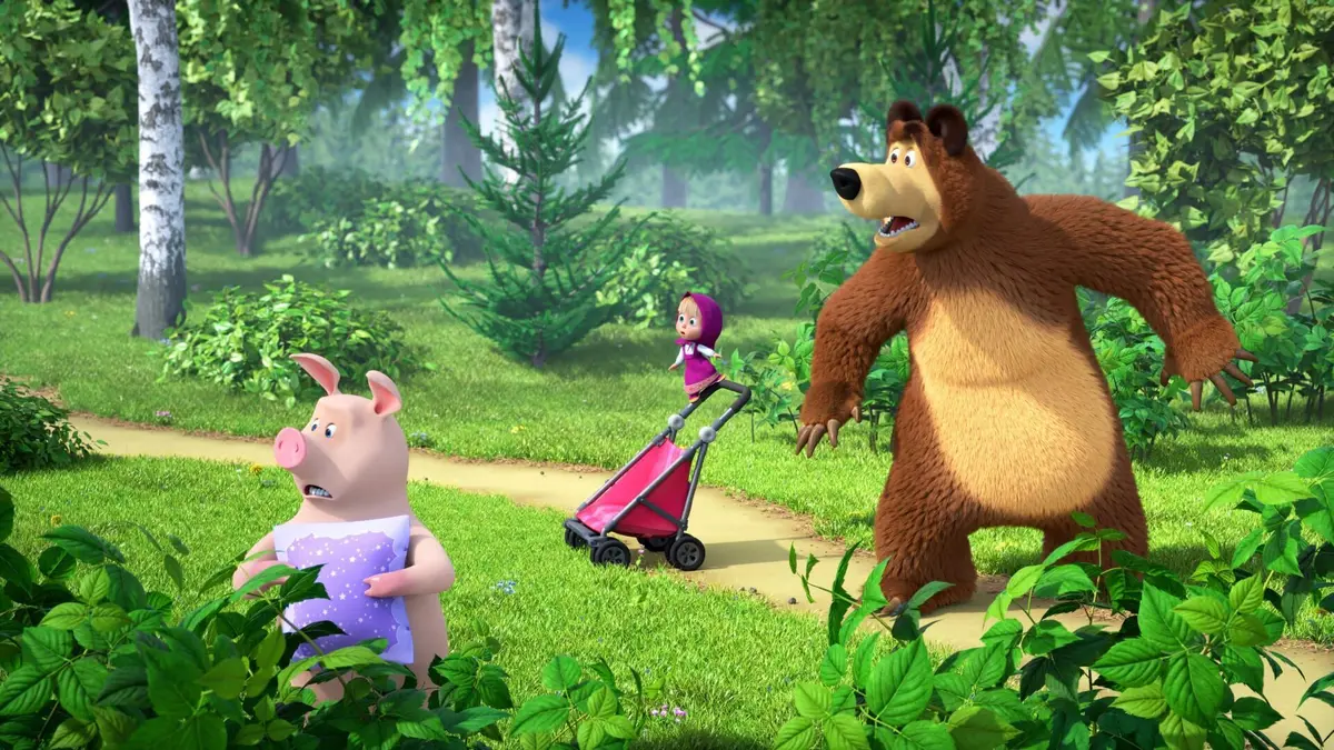 Masha et Michka S06E25 Un amour de beh-beh !